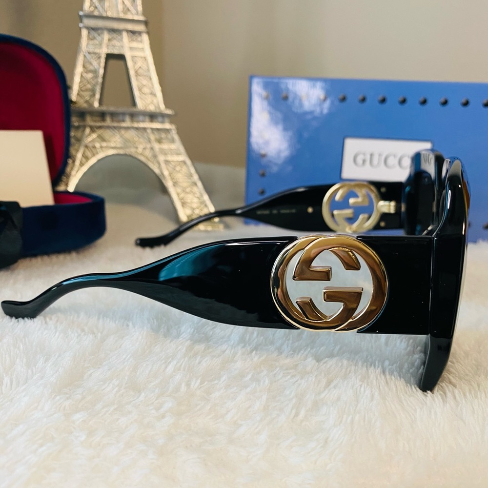 Authentic Gucci Rectangle Sunglasses - image 4